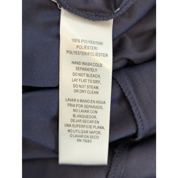 ALEX Evenings Navy Blue Dress Formal Gown Long Maxi Plus NEW - Picture 13 of 14